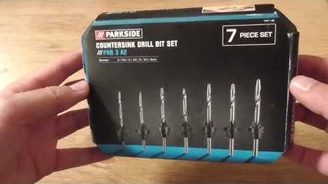 Parkside - Countersink Drill Bit Set