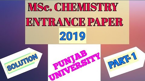 PU M.Sc. entrance paper 2019 solution||PU PYQS||Important||B.Sc.final,IIT-JAM,M.Sc BHU,DU