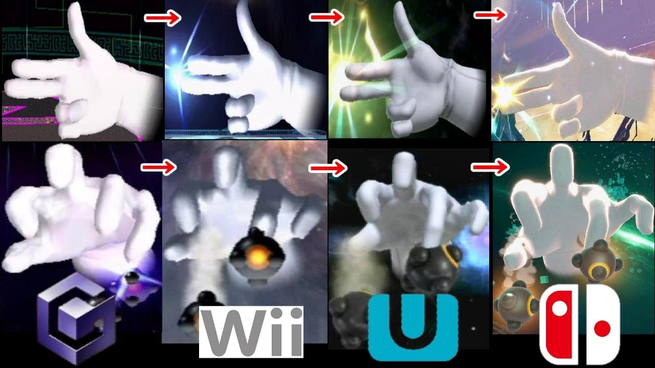 All Movements Of Master Hand Crazy Hand Super Smash Bros 64 Ultimate Youtube