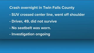 Single vehicle crash kills Twin Falls man near Filer
