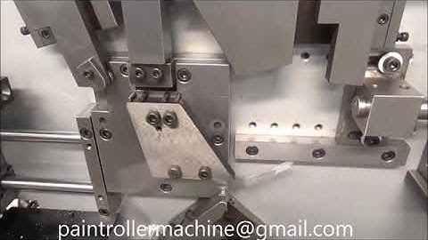 Paint Roller Frame Making Machine by CNC System