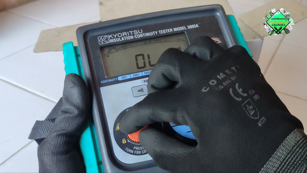 pengenalan dan penjelasan dasar cara menggunakan megger digital (insulation-continuity tester)
