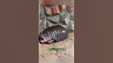 She Bit the Zookeeper’s Butt??! 🦛😂 Meet Moo Deng the Savage Baby Hippo #animals #wildlife #moodeng