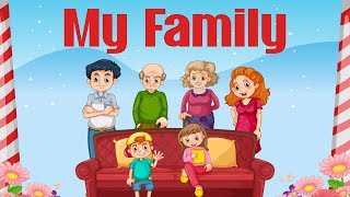 Family Members تعليم أفراد الاسرة باللغة الانجليزية للاطفال