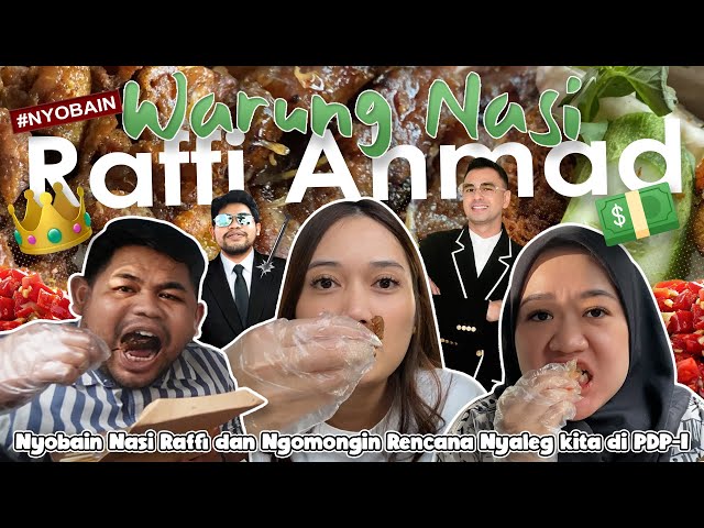 NYOBAIN WARUNG NASI RAFFI AHMAD!! TERNYATA BEGINI MASAKAN ARTIS... class=