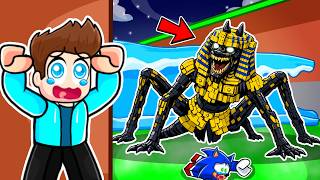 ESCAPE THE SCARY ANUBUBU BRAINROT DEMON IN ESCAPE TSUNAMI...