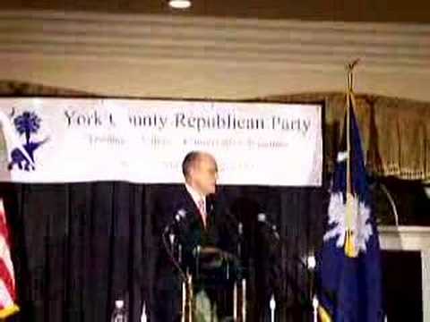 Rudy Giuliani, York Hill, SC, Republican Party 20071011.