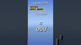 20 Belajar Kata Bahasa Madura