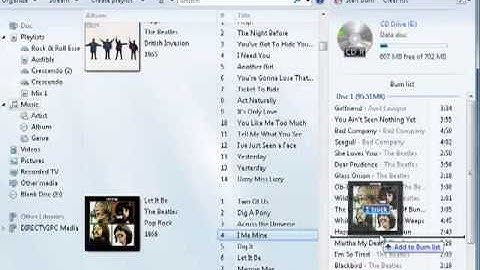 How to burn a CD under Windows 7