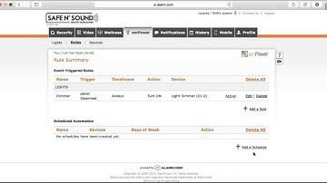 Alarm.com Interactive Website Walkthrough - How To
