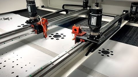 Large Format Dual Head CO2 Flatbed Laser Cutting Machine for Textile