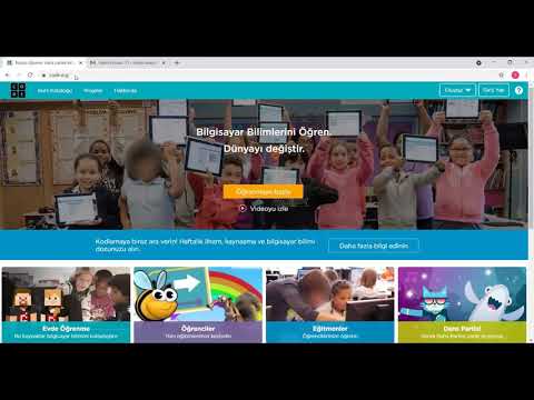kodlama eğitimi için code org kullanımı