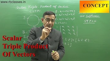 Class 12 Maths Scalar Triple Product Of Vectors