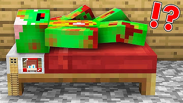 How JJ Build house inside Scary Mikey Bed in Minecraft ! Best of Maizen - Compilation