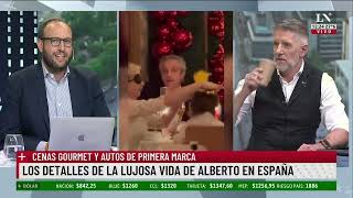 Los Detalles De La Lujosa Vida De Alberto Fernández En España Cenas Gourmet Y Autos Caros