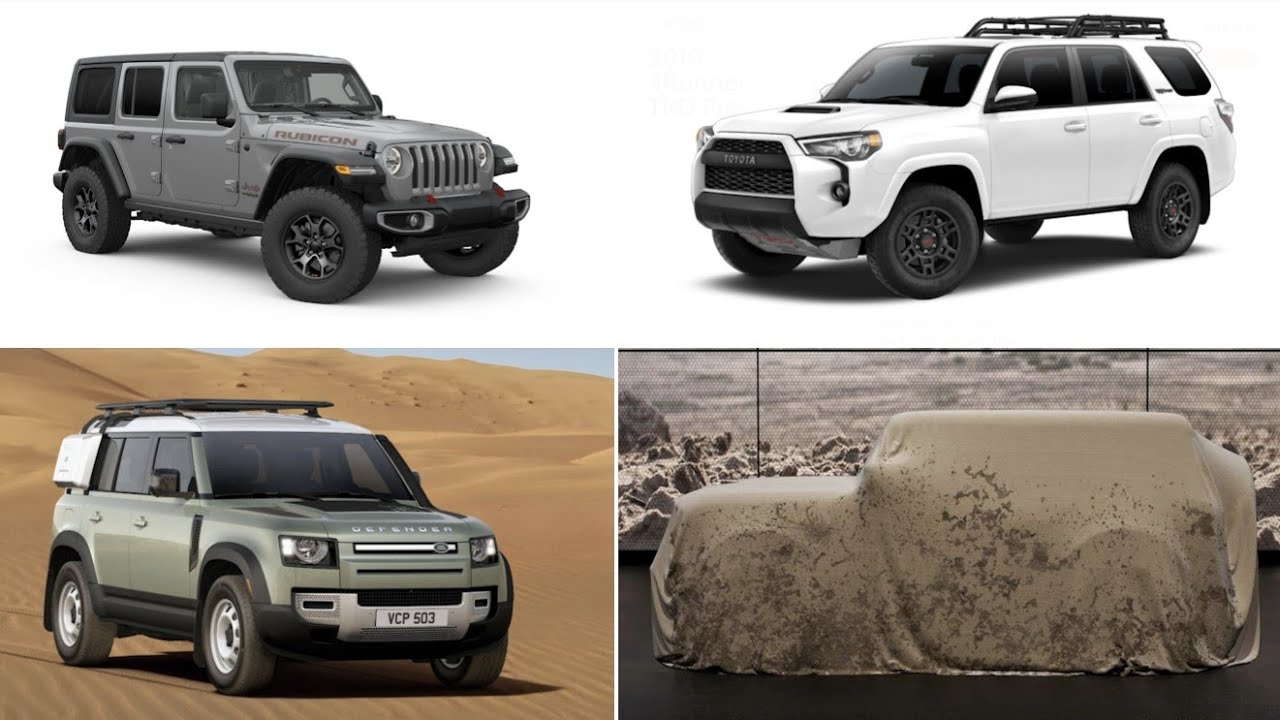 Video | Here's How the 2020 Land Rover Defender Compares to the Wrangler,  4Runner and Bronco - Autotrader