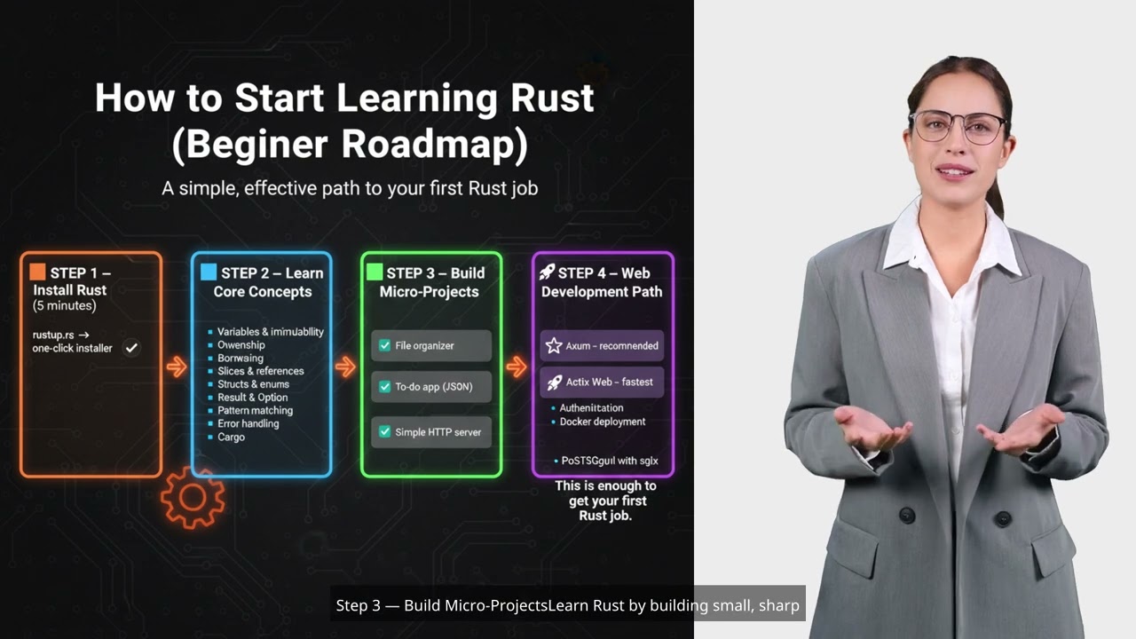 How to Get Started With Rust in 2025 (Complete Beginner Guide + Roadmap)