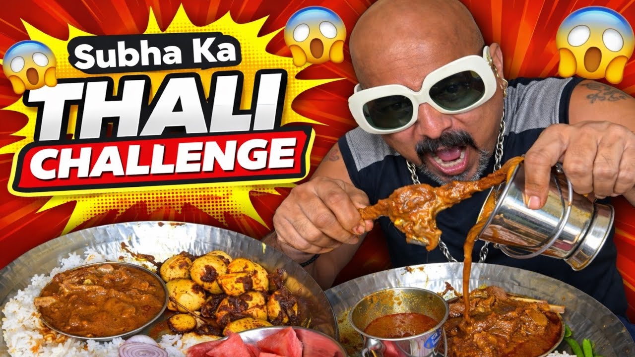 Morning Thali Challenge 😱