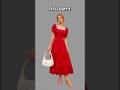 Pinterest Inspired Red Dress Look ✨ Aesthetic Fashion 💫 #indianfashion #outfitideas #meesho