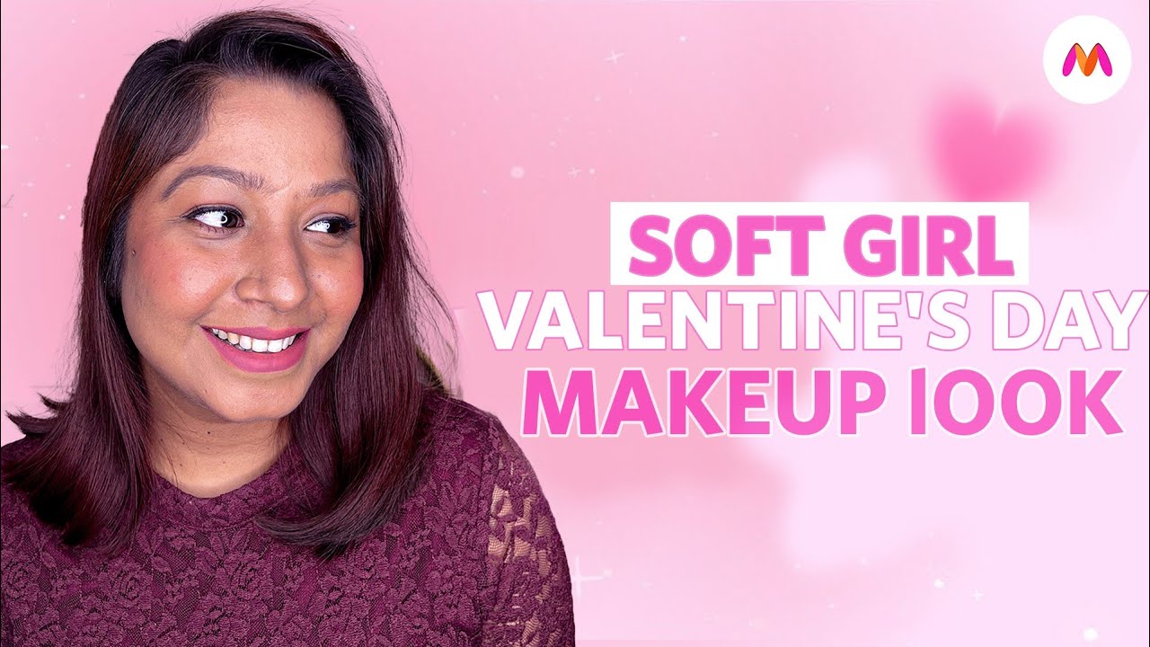 ⁣Soft Girl Valentine's Day Makeup Look | Beginner's Friendly Romantic & Glowy Date Look