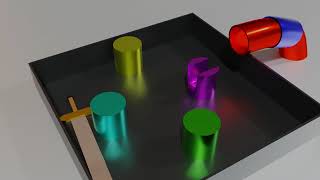 Blender 2.8.1 Molecular simulation