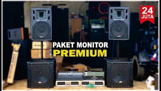 PAKET SOUND SYSTEM SIAP PAKAI \\ Cocok untuk monitor, CAFE, dan berbagai acara indoor