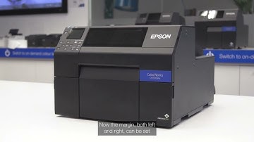 Full bleed printing with Epson ColorWorks C6500