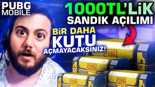 Gözleri̇ni̇ze İnanamayacaksiniz Pubg Mobile Kutu Sandık Açılımı 1000Tl Şans?