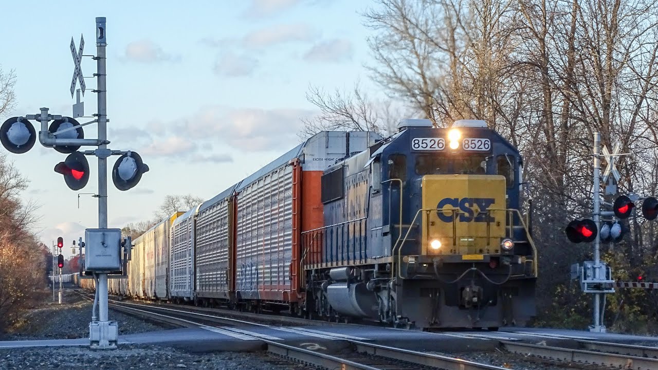 A Chilly Autumn Day of CSX Railfanning in the Capital Region