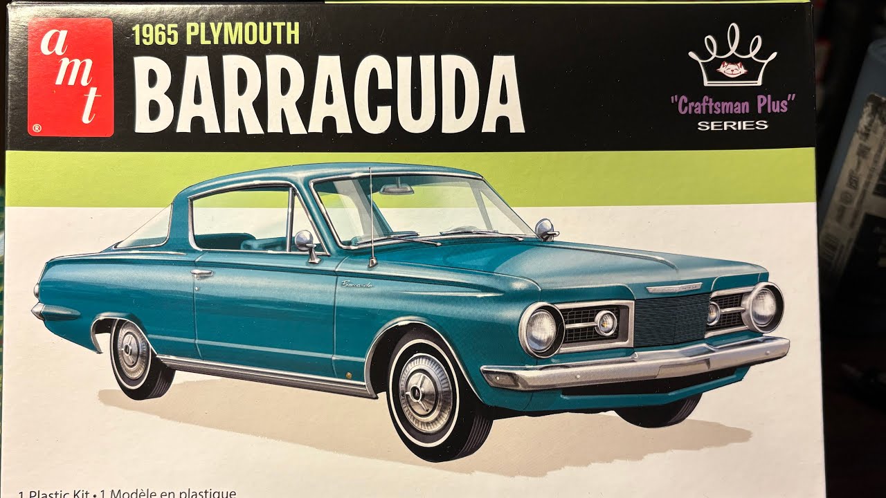Full build and review of the all new 1965 Plymouth Barracuda by AMT 