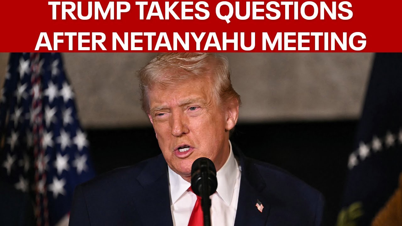 🔴LIVE: Trump and Netanyahu take questions after meeting | FOX 29 News Philadelphia