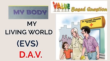 My Living World, Value based Questions, My Body,  EVS, Class III, DAV Public School, Chapter 1,
