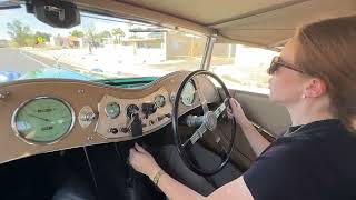 Driving the 1948 MG TC
