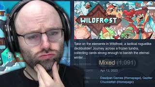 Northernlion on Wildfrost Steam reviews