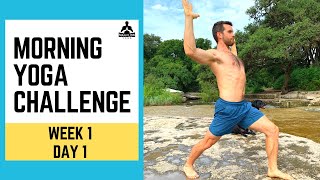 Morning Yoga Challenge Day 1 - Man Flow Yoga