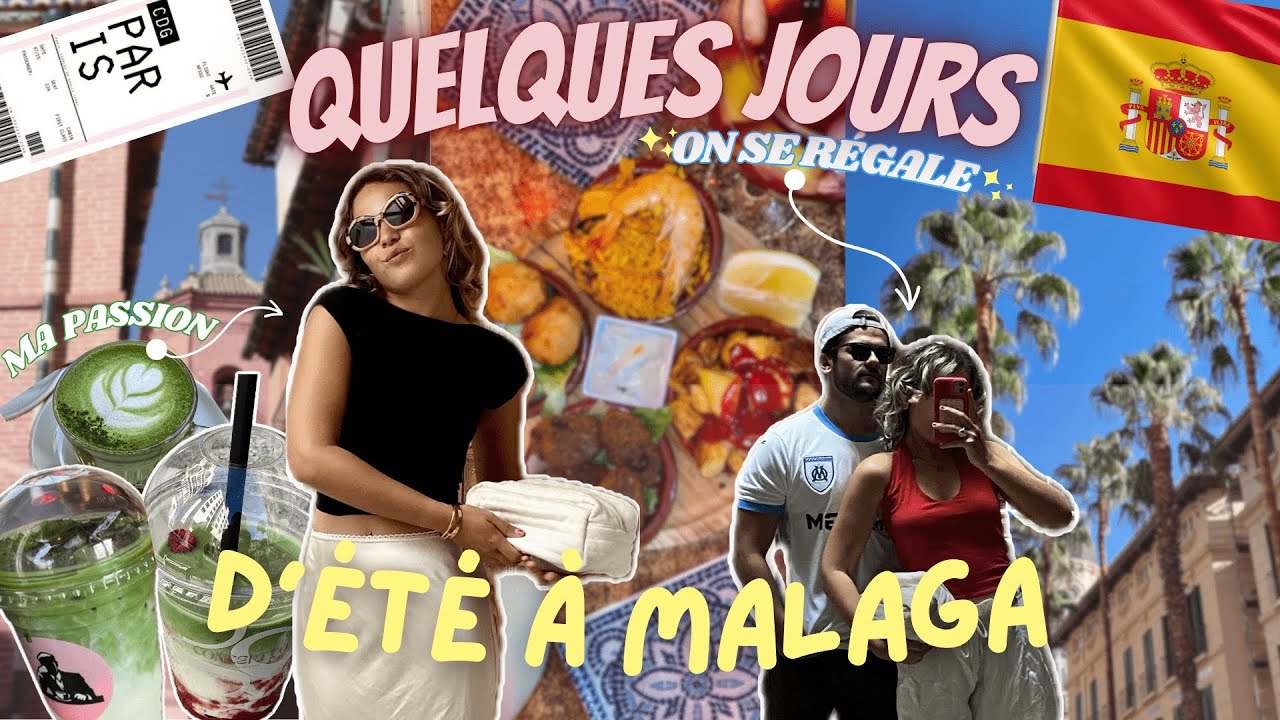 VLOG ESPAGNE 🇪🇸 || 5 jours à malaga ( adresses, spots, activités, mood ) 🌞🌊
