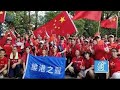 香港民間團體“維港之聲”成員登獅子山撐涉港國安立法