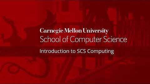 Introduction to SCS Computing