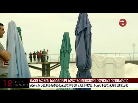შავი ზღვის სანაპირო ზოლზე 3-დან 4 ბალამდე შტორმია