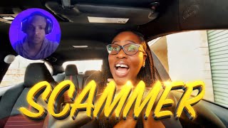 Dough Dash Weave pulling forehead back doing Uber Eats Homeless 