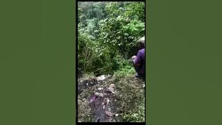 Residents saw an accident on the edge of a cliff
