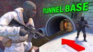 I Built a HIDDEN Tunnel Base For My BITCOIN on Gmod DarkRP