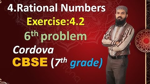 6.Arrange the following rational numbers in descending order:(i)2/-9,-4/3,7/-12,-5/18