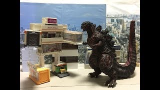 イオンモール ロボ 対 シンゴジラ！AEON ROBOT VS Shin Godzilla◆トミカタウンビルドシティ・レビューS.H.MonsterArtsモンスターアーツ イオン 哥斯拉