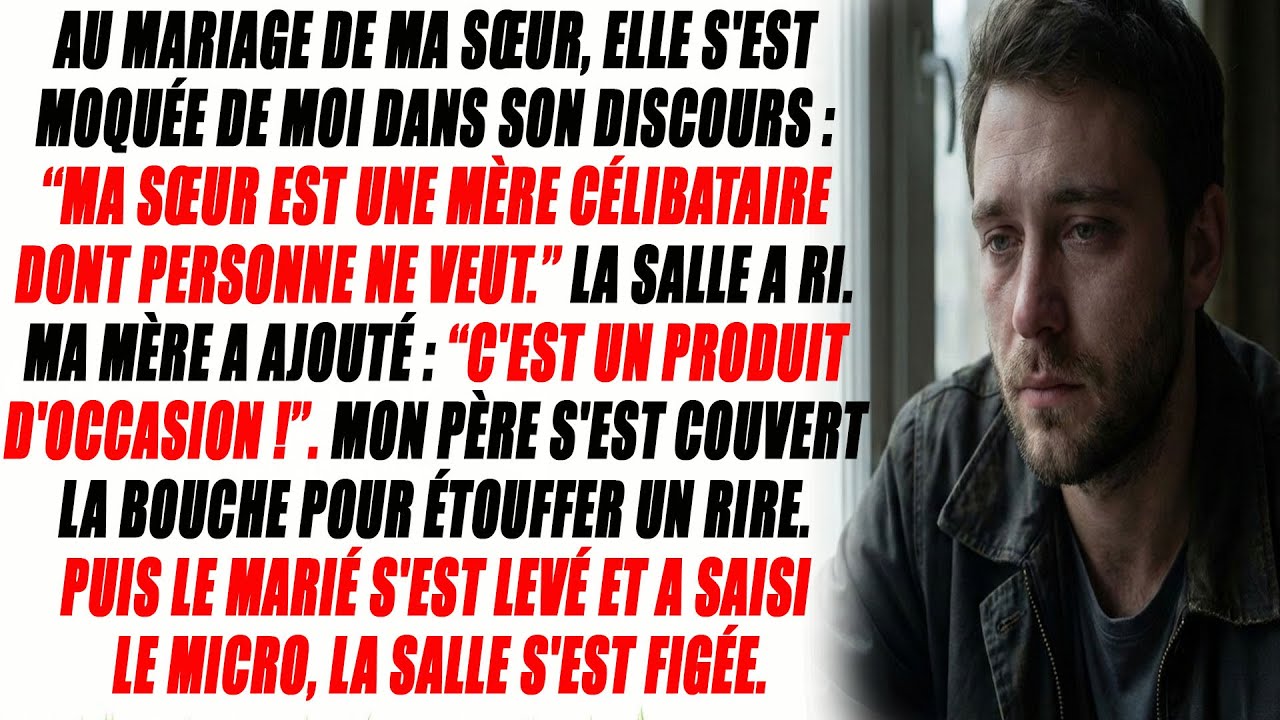 Ma Sœur M'a Dit ‘‘Indésirable’’ À Son Mariage, Et Mes Parents Ont Ri En Se Cachant.