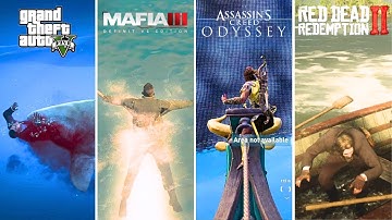 What Happens If You Cross Map Boundaries in 16 OPEN-WORLD Games | Gamaz X