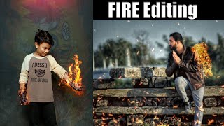 Fire Photo editing | stylish background in sanpseed with fire editing | snapseed screenshot 2