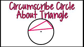 The Easy Way to Circumscribe a Circle Around Any Triangle | Geometry Constructions