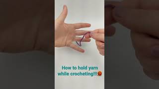 Famous How to Hold Yarn While Crocheting 🧶 Wealth