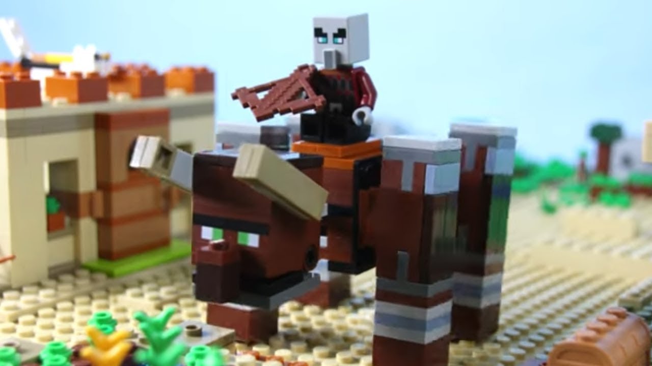 LEGO Minecraft Illager Raid | Billy Bricks